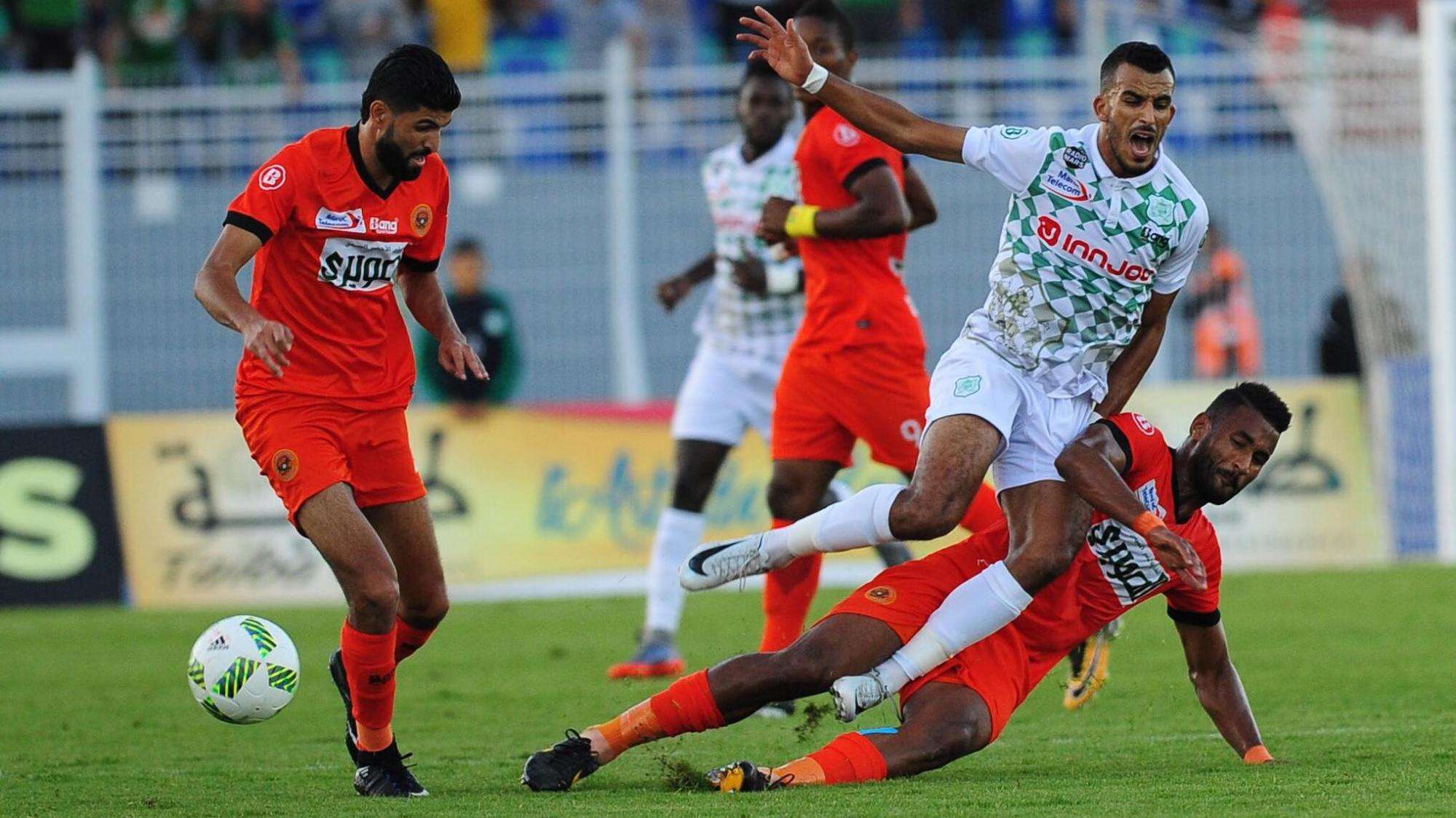 بكر الهلالي خلال إحدى مباريات بركان