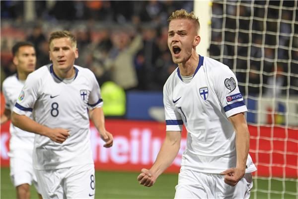 لاعبو فنلندا