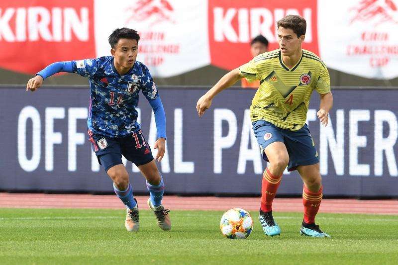 تاكيفوسا كوبو في مواجهة كولومبيا