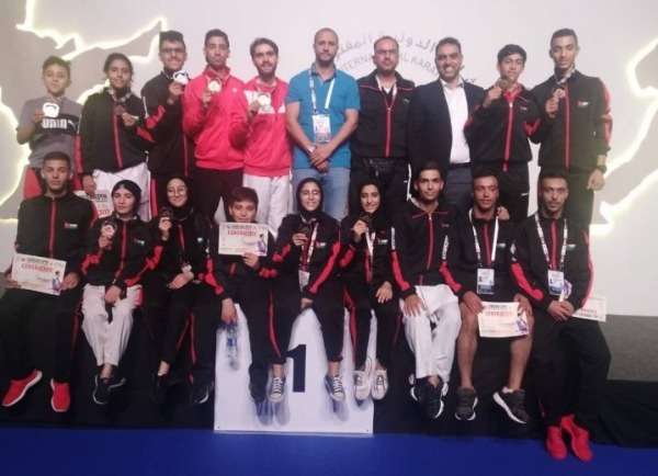منتخب الأردن بعد التتويج