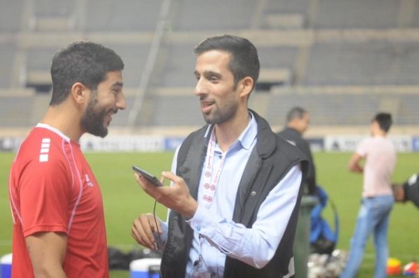 حسين زين مع مراسل كووورة