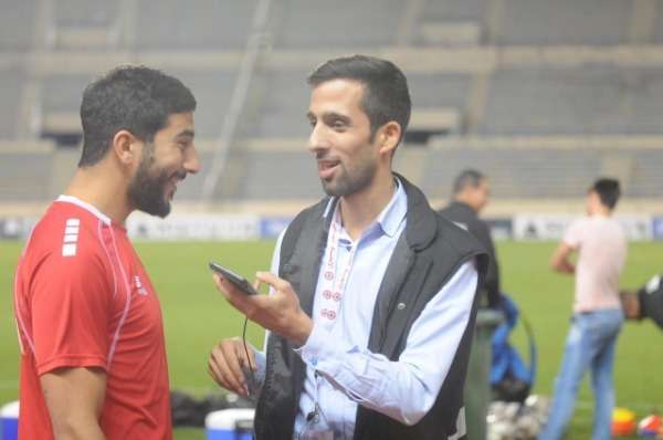 حسين زين مع مراسل كووورة