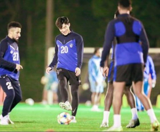 جانب من التدريبات