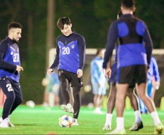 جانب من التدريبات