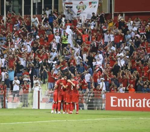 لاعبو منتخب سوريا