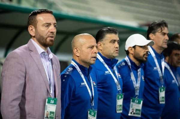 فجر إبراهيم مع الجهاز الفني