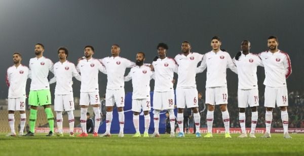 لاعبو منتخب قطر