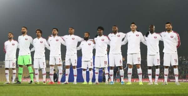 لاعبو منتخب قطر