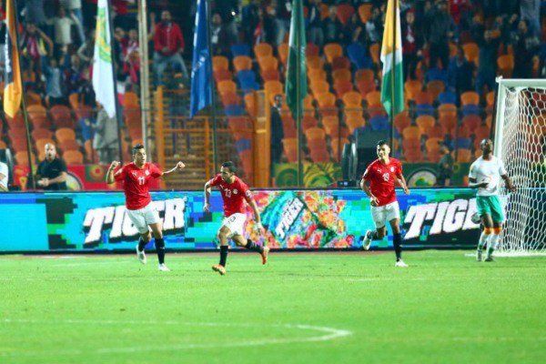 فرحة لاعبي مصر