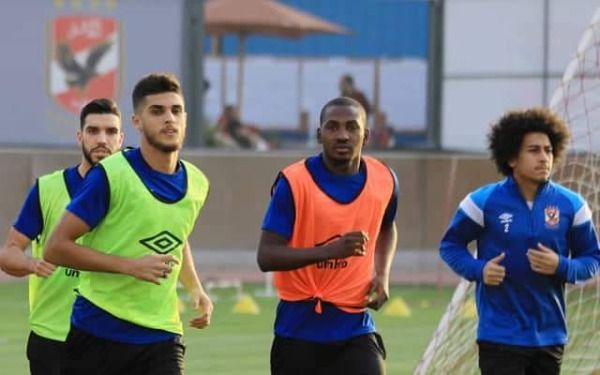 جونيور أجاي من مران الأهلي