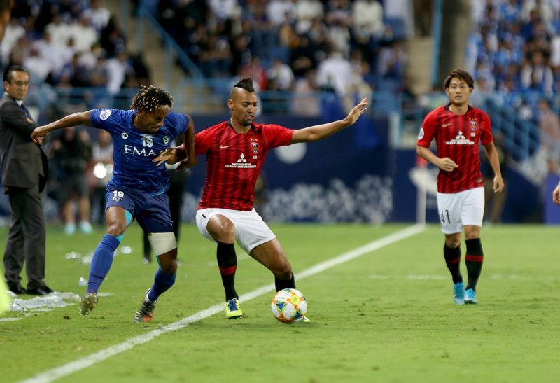 من لقاء الذهاب بين الهلال وأوراوا