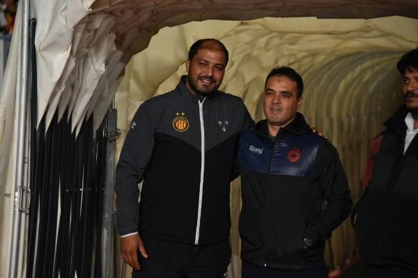 محمد لكيسر مع معين الشعباني 