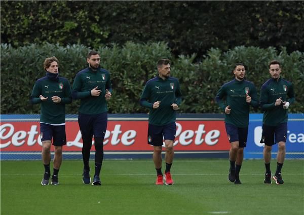 لاعبو منتخب إيطاليا