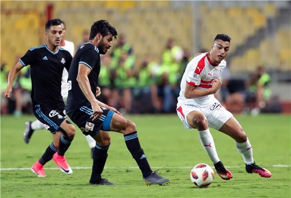 من مباراة سابقة بين الزمالك وبيراميدز