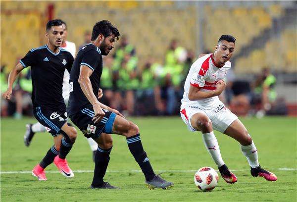 من مباراة سابقة بين الزمالك وبيراميدز