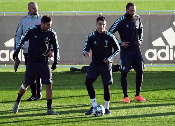 رونالدو في تدريبات اليوفي