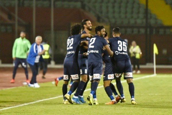 فرحة لاعبي إنبي