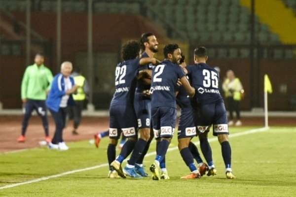 فرحة لاعبي إنبي