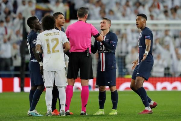 فيراتي أمام ريال مدريد
