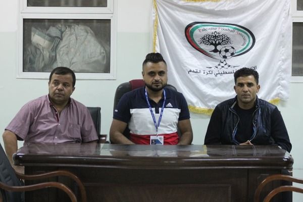 جانب المؤتمر الصحفي للمدربين   