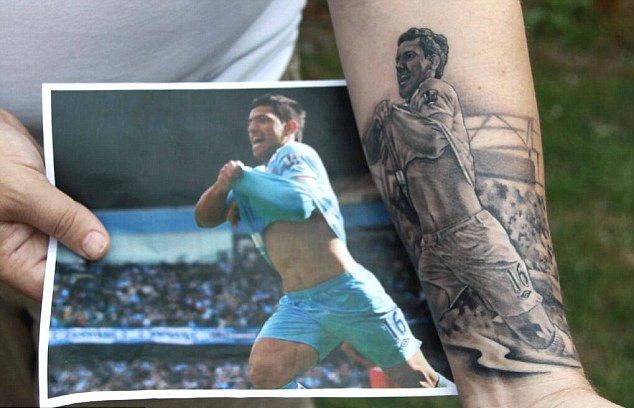 وشم هدف أجويرو