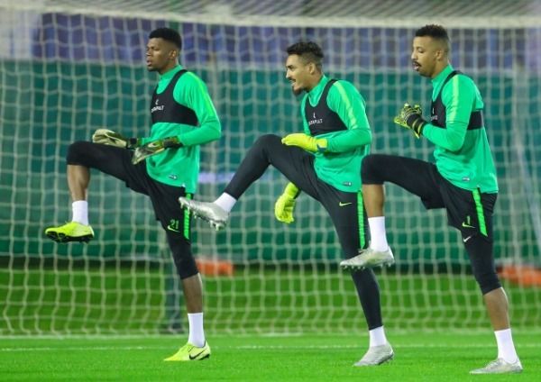 بخاري في تدريبات السعودية