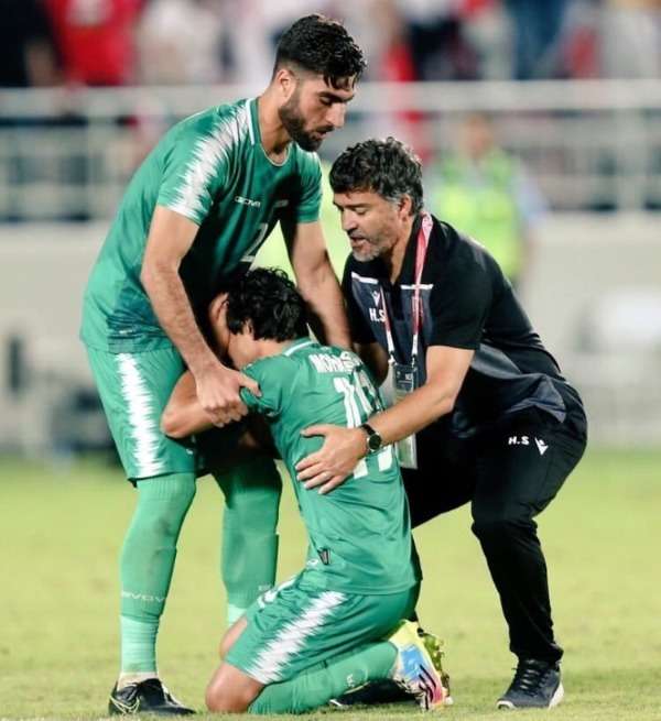 مدرب البحرين يواسي لاعبي العراق