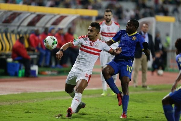 من لقاء الزمالك وبيترو أتلتيكو