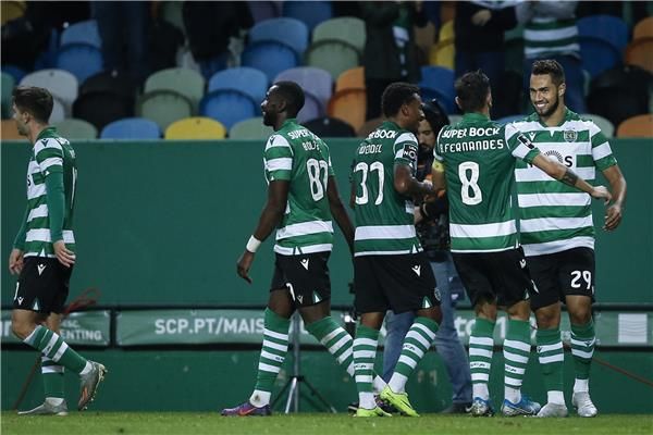 لاعبو سبورتنج لشبونة