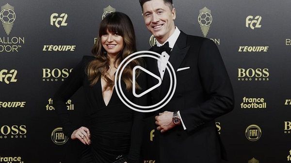 ليفاندوفسكي وزوجته