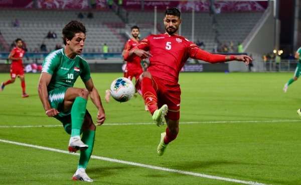 من إحدى مباريات العراق