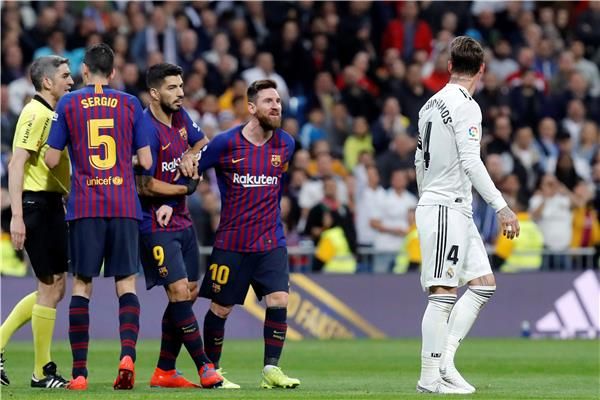 ميسي أمام ريال مدريد