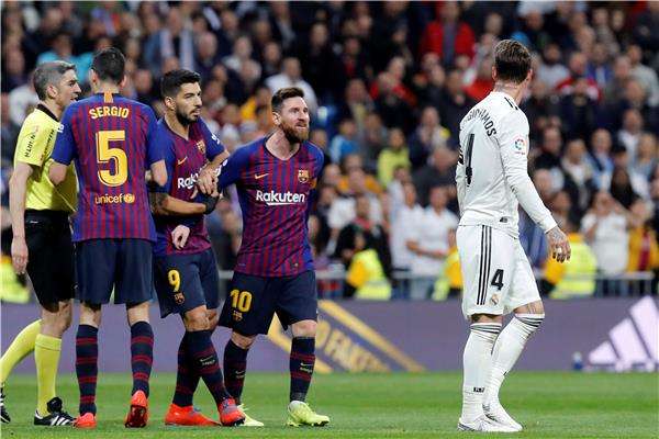 ميسي أمام ريال مدريد