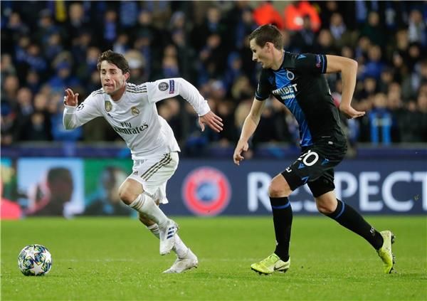 من مباراة ريال مدريد وكلوب بروج