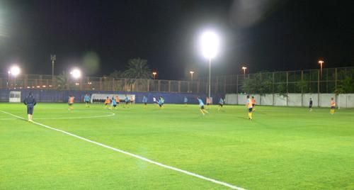 من تدريبات فريق سيونغنام في أبوظبي الإماراتية