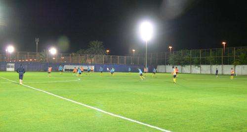 من تدريبات فريق سيونغنام في أبوظبي الإماراتية