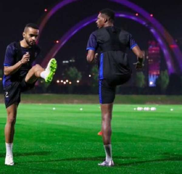 جانب من التدريبات