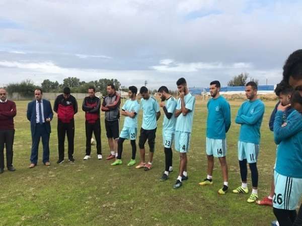 جانب من المران الأخير للصداقة