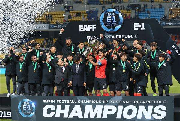 تتويج منتخب كوريا الجنوبية بلقب كأس شرق آسيا