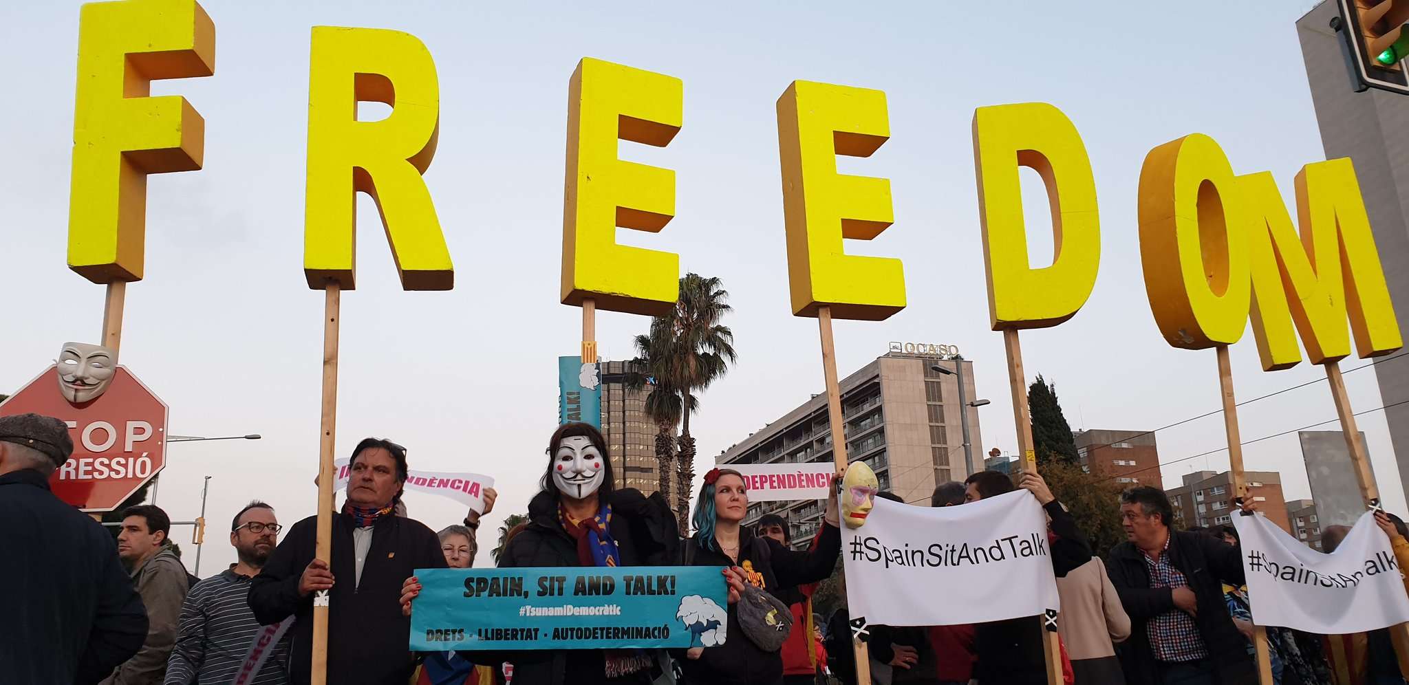 من المظاهرات