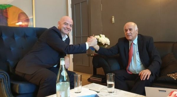 الرجوب مع إنفانتينيو
