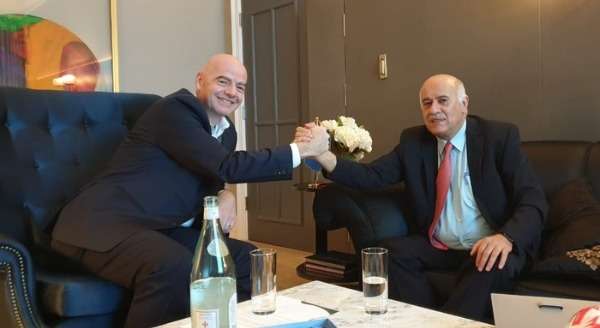 الرجوب مع إنفانتينيو