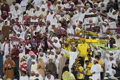 مشجعي الوحدة بمباراة الإفتتاح