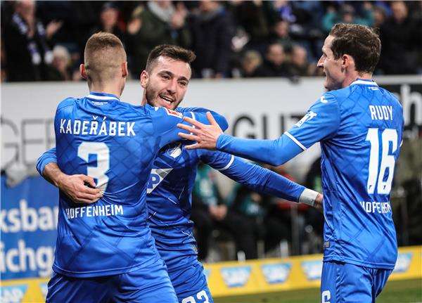 فرحة لاعبي هوفنهايم