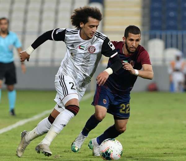 من مباراة الجزيرة والوحدة