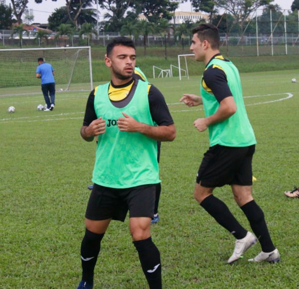 عمر هاني خلال مشاركته بمعسكر الأردن في ماليزيا