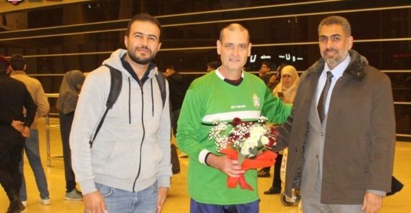 أوزمار لحظة وصوله الأردن