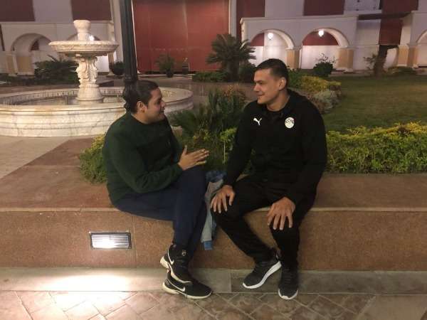 عبد الواحد السيد مع مراسل كووورة