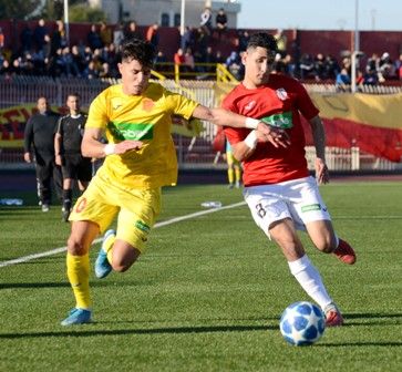 من مباراة نصر حسين داي وبرج الصباط