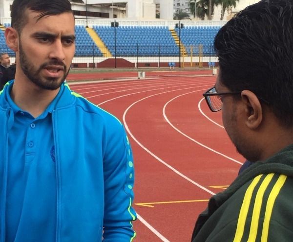 باهر المحمدي مع مراسل كووورة